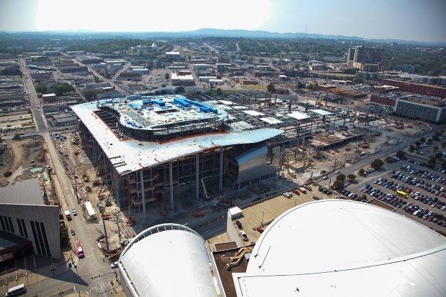 construction of Music City Center construction of Music City Center