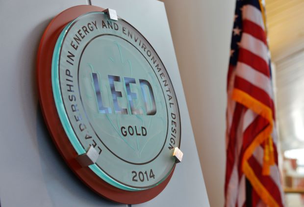 LEED Gold Certification plaque